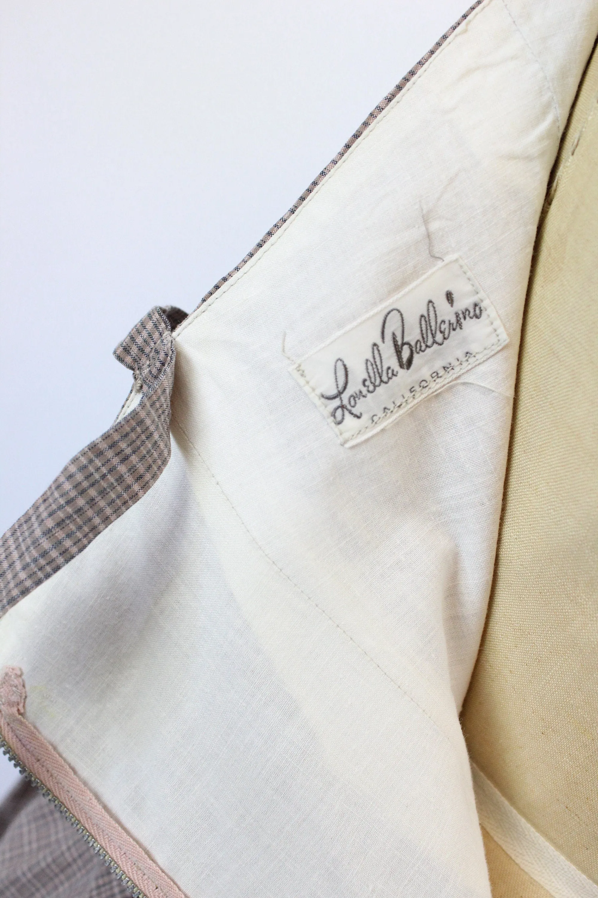 1940s rare LOUELLA BALLERINO dress cotton xs  | new spring
