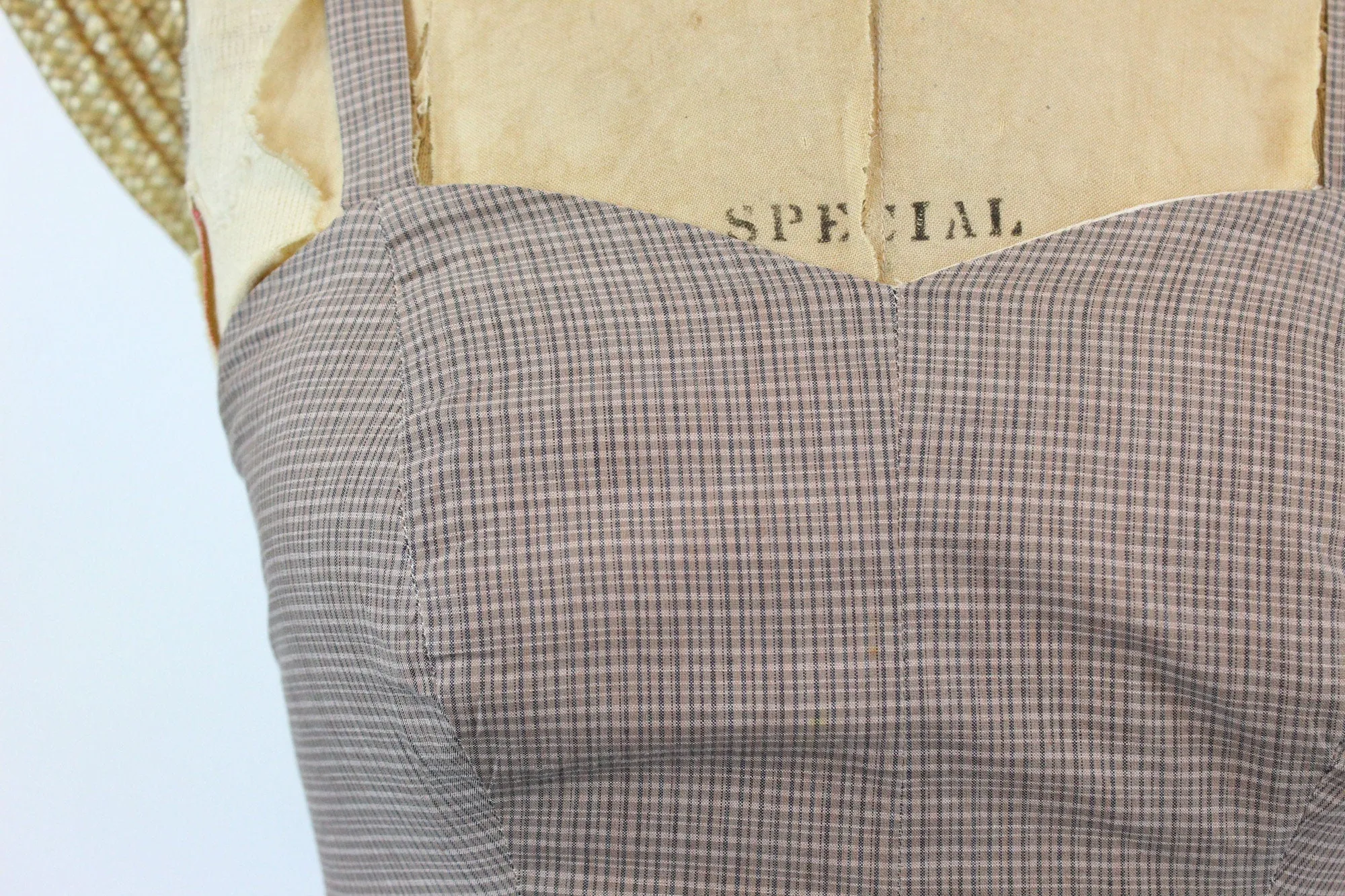 1940s rare LOUELLA BALLERINO dress cotton xs  | new spring