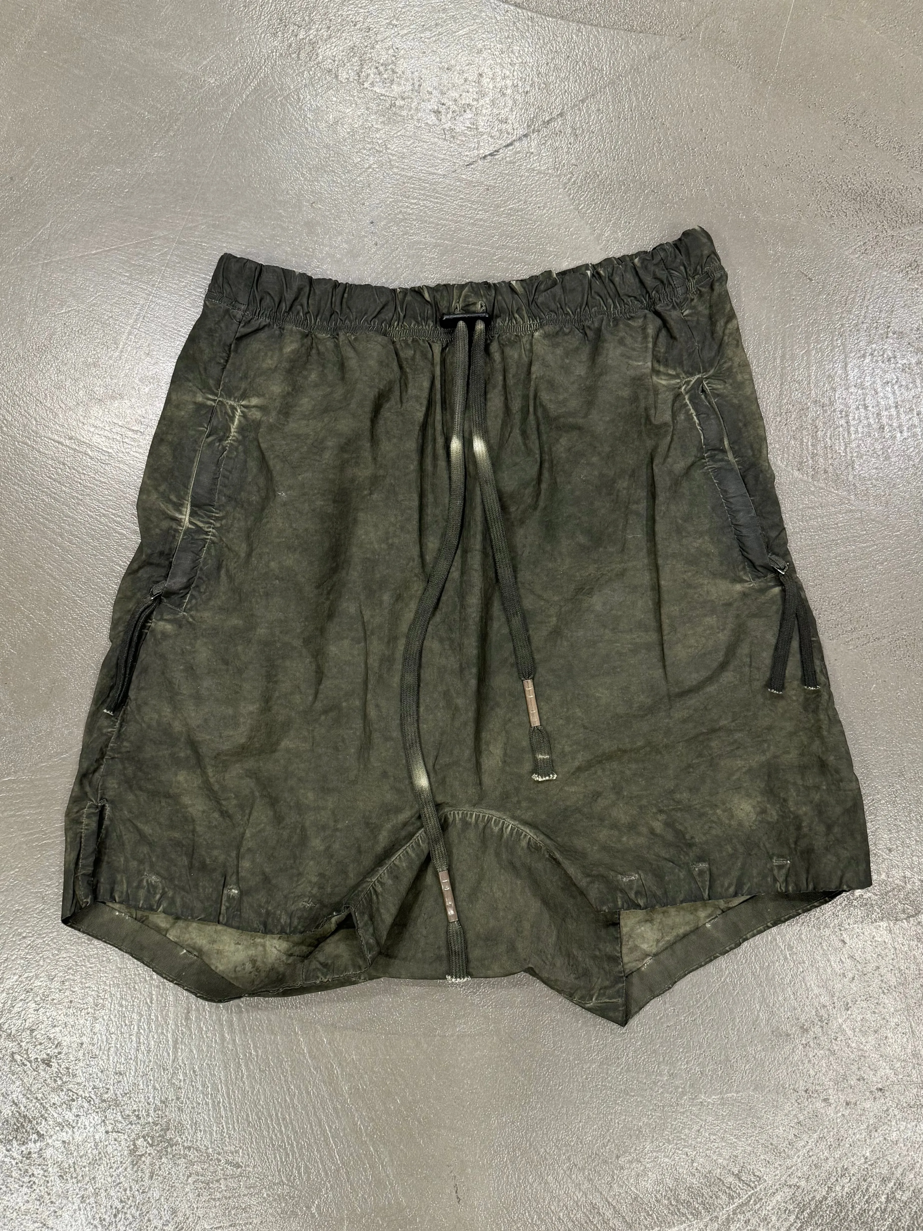 2010s Boris Bidjan Saberi object dyed shorts