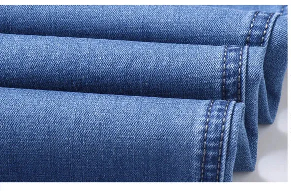 2025 Spring/Summer Men's Classic Business Jeans – Stretch Straight Denim Pants