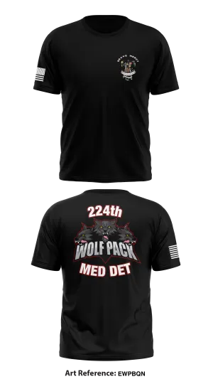 224th Preventive Medicine Det Store 1 Core Men's SS Performance Tee - EWpbqn