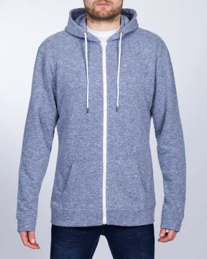 2t Zip Up Tall Hoodie (blue marl)