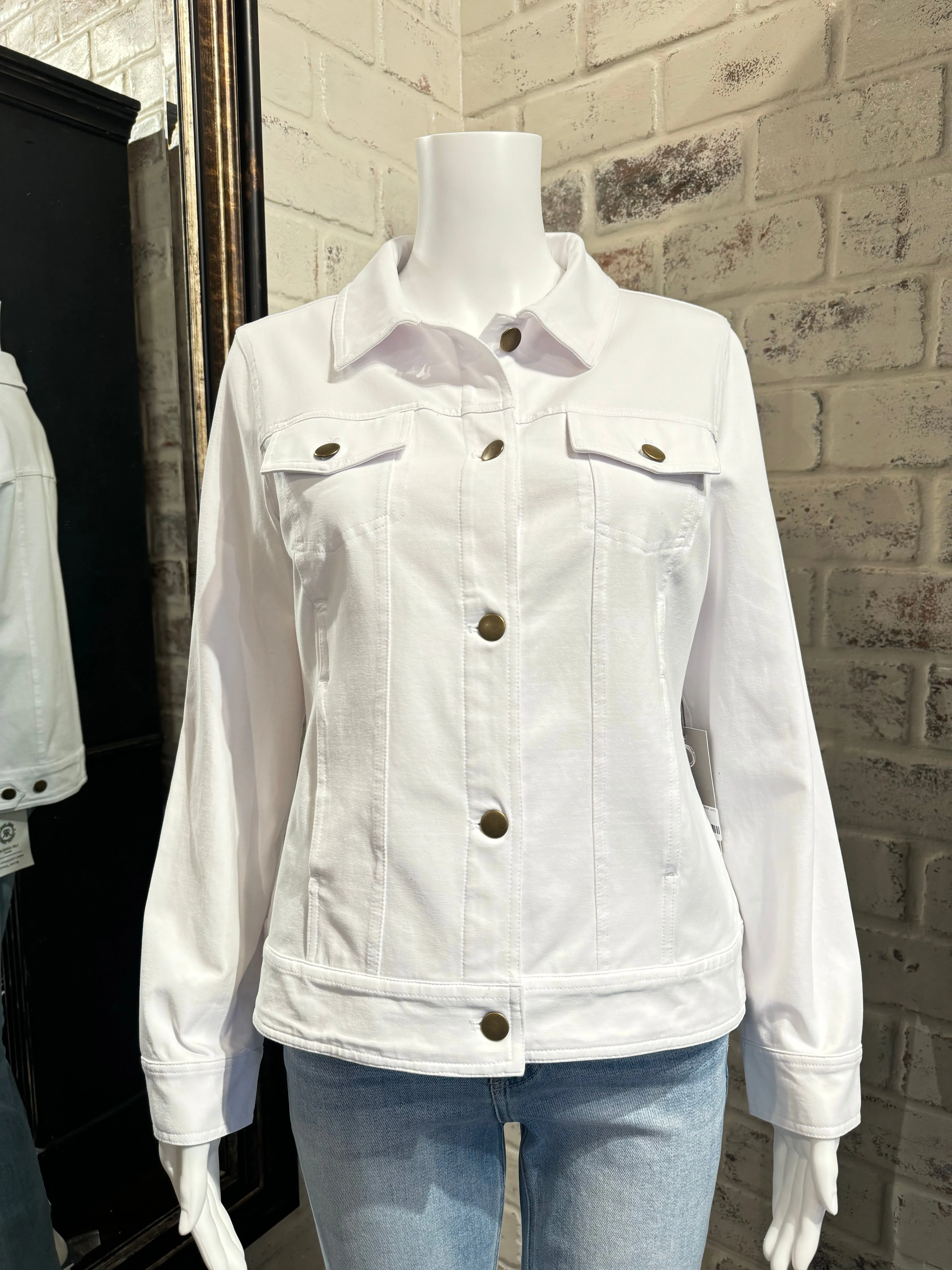 31520 - Stonewash Cotton Knit Jean Jacket