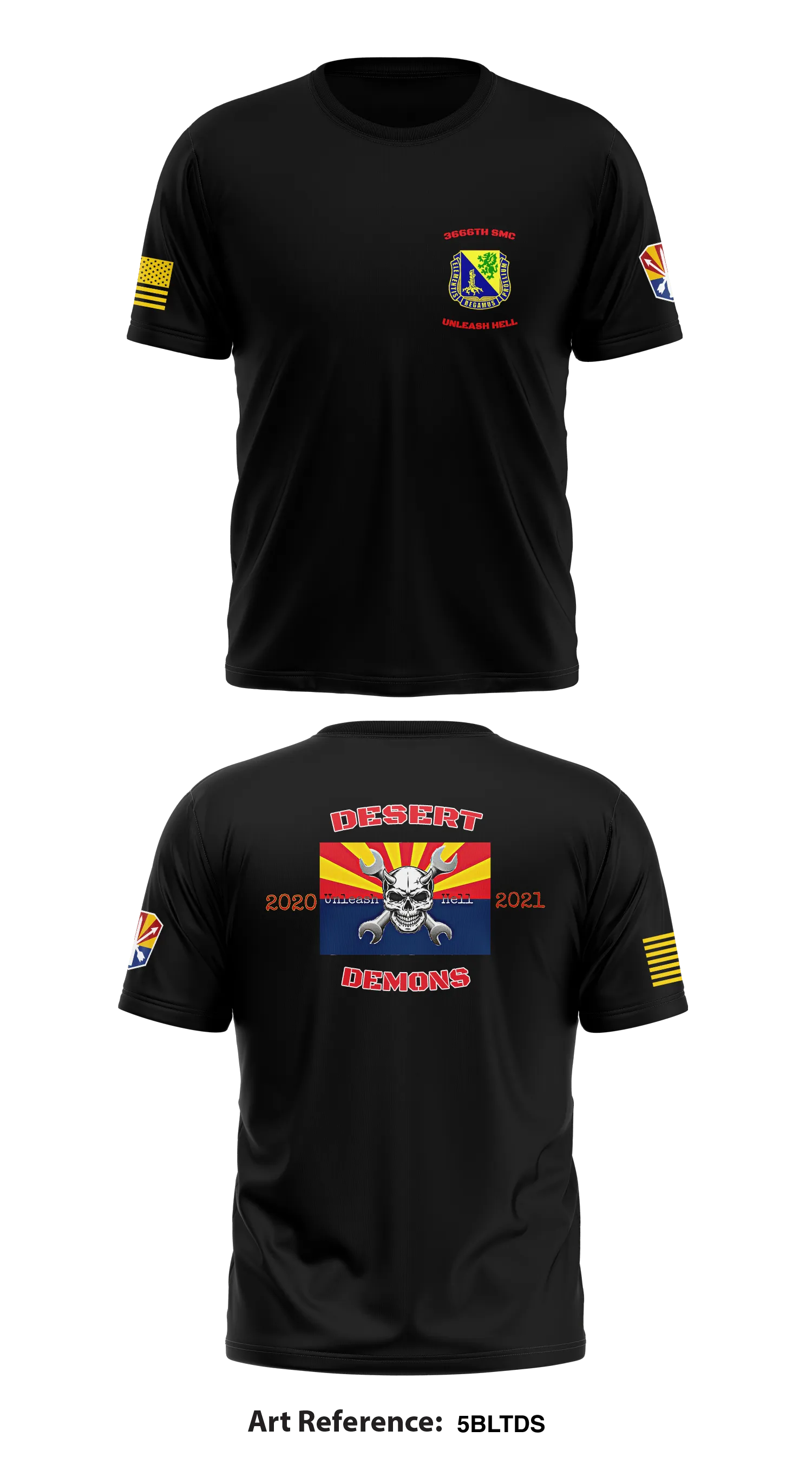 3666th SMC Store 1 Core Men's SS Performance Tee - 5BLTDS