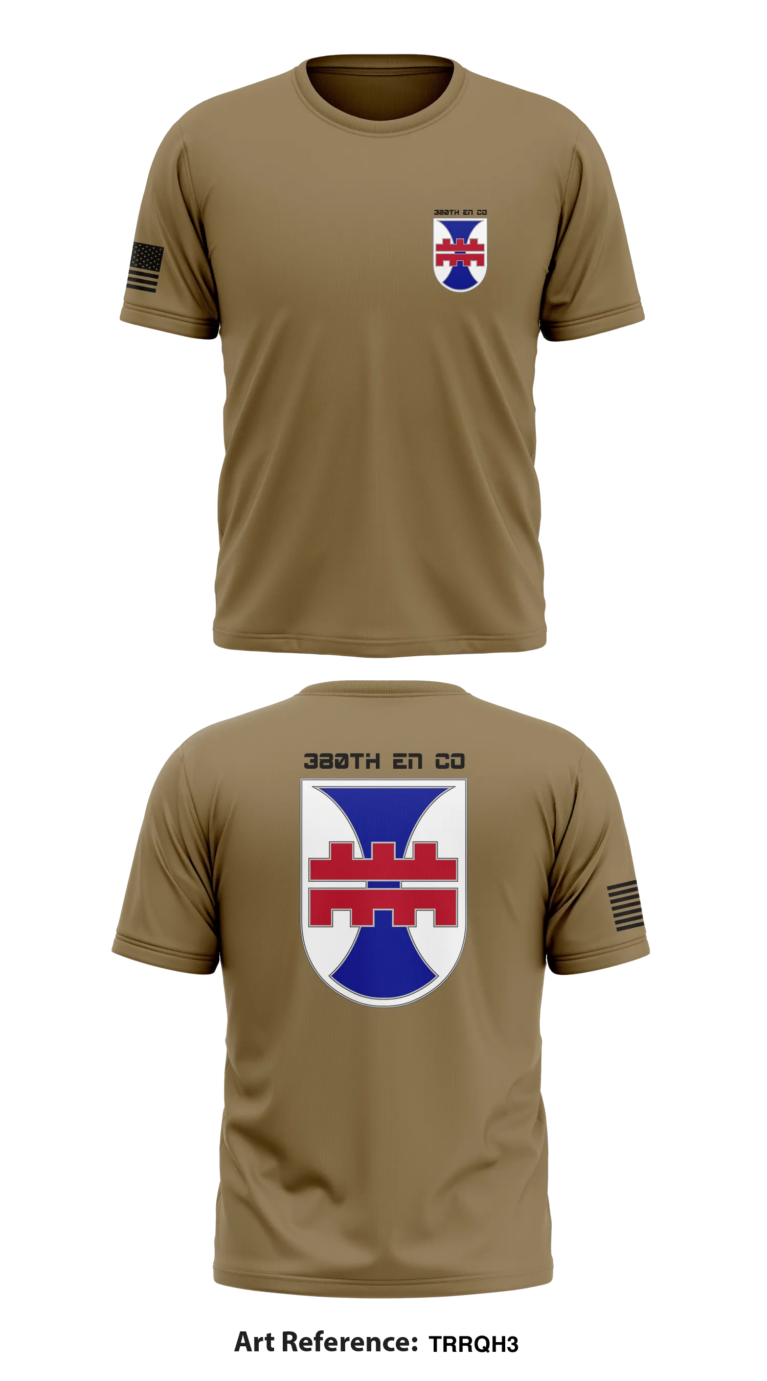 380th En Co Store 1 Core Men's SS Performance Tee - TrRqH3
