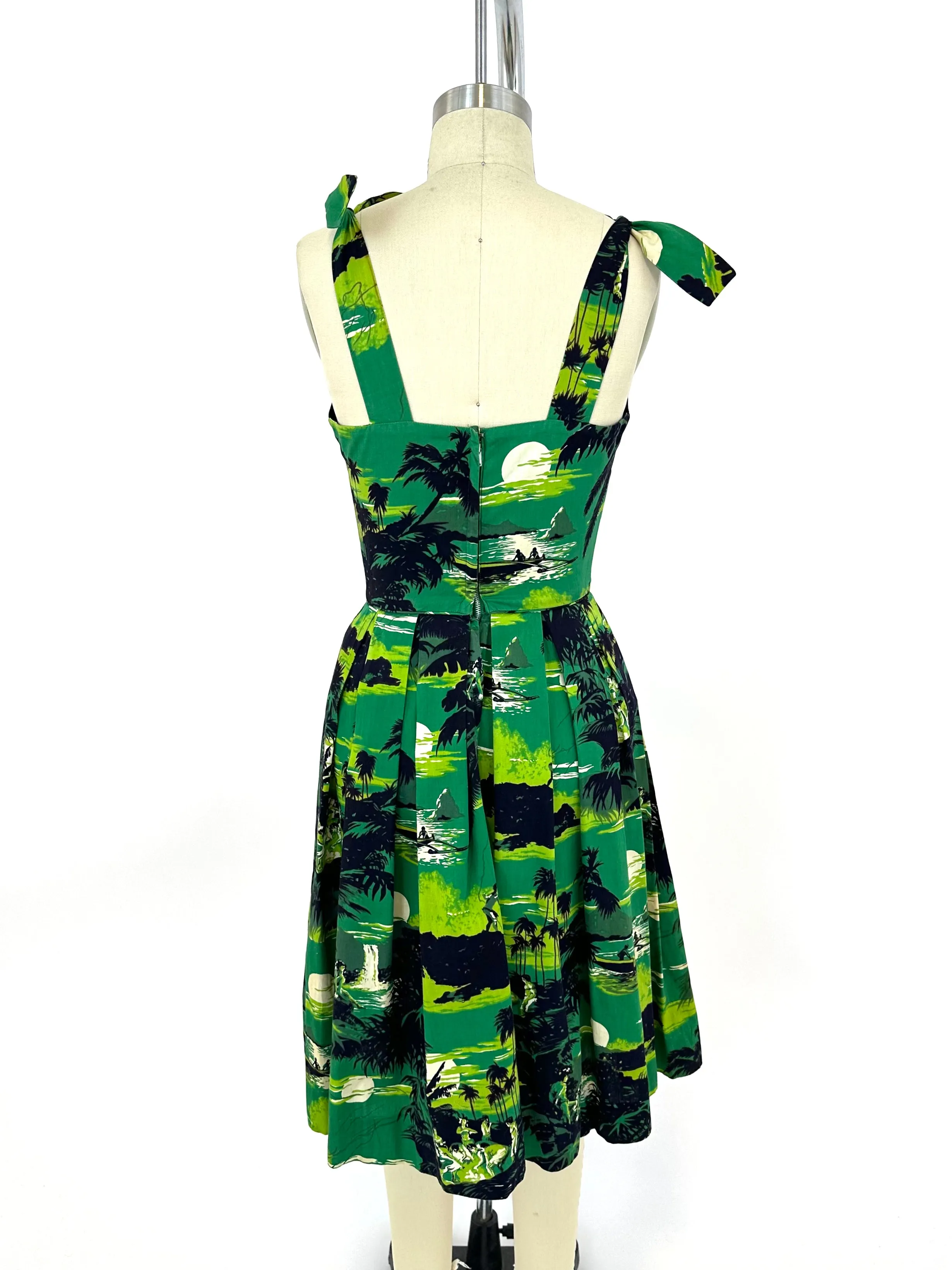 50s Hawaiian Novelty Dress