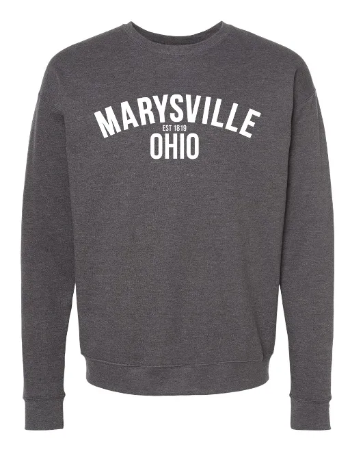 5121 - Marysville Love Unisex Crewneck Sweatshirt/Charcoal