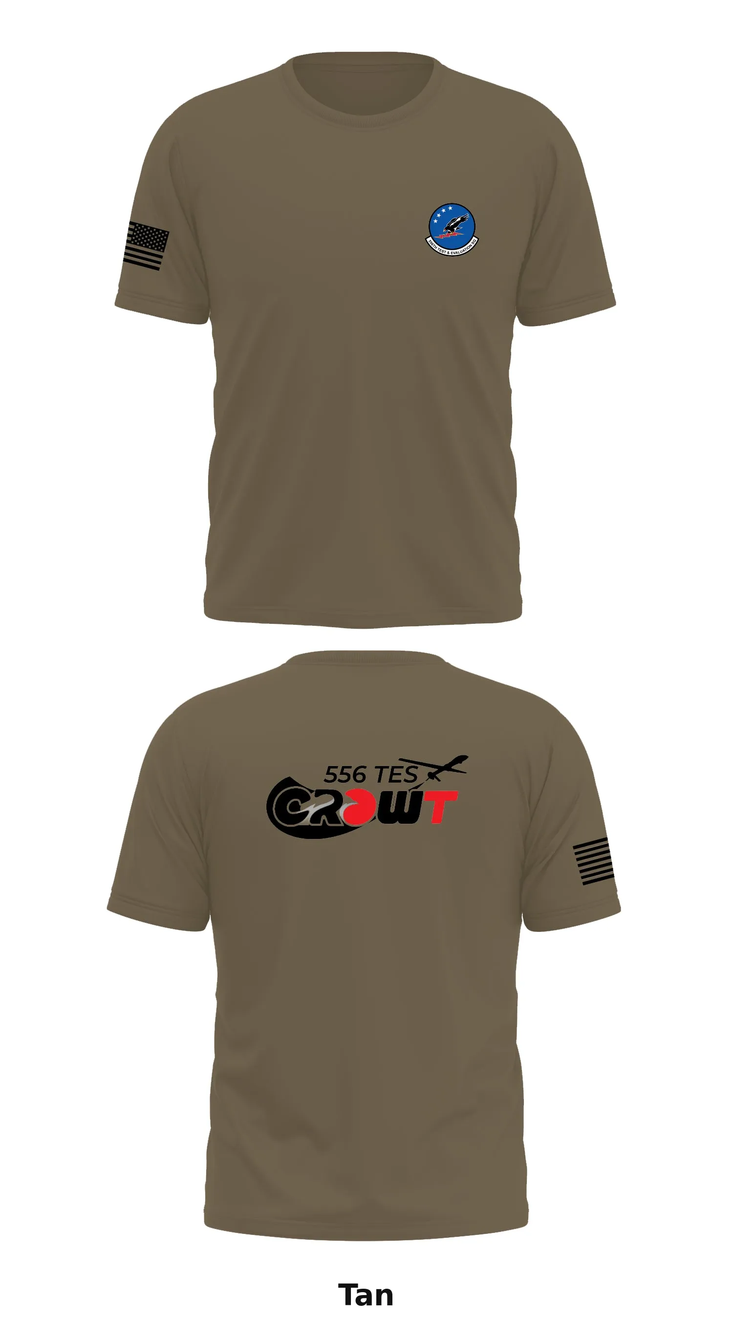 556TH TEST AND EVALUATION SQUADRON Store 1 Core Men's SS Performance Tee - 57611577047