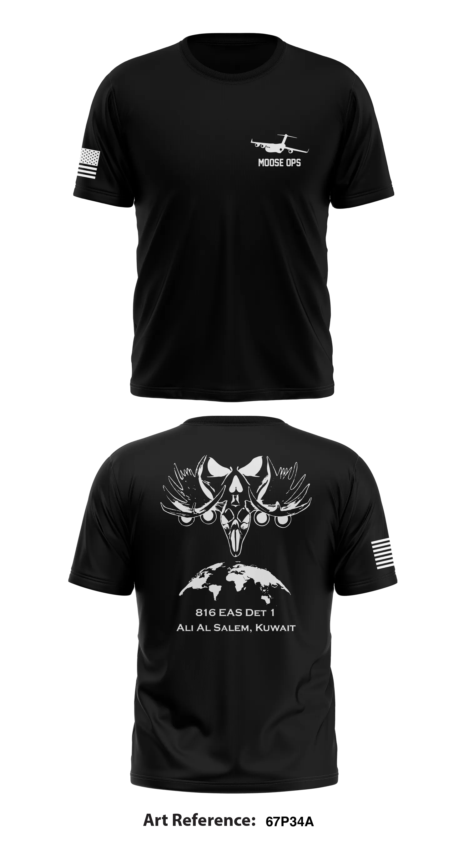816 EAS Det 1 Store 1 Core Men's SS Performance Tee - 67P34a