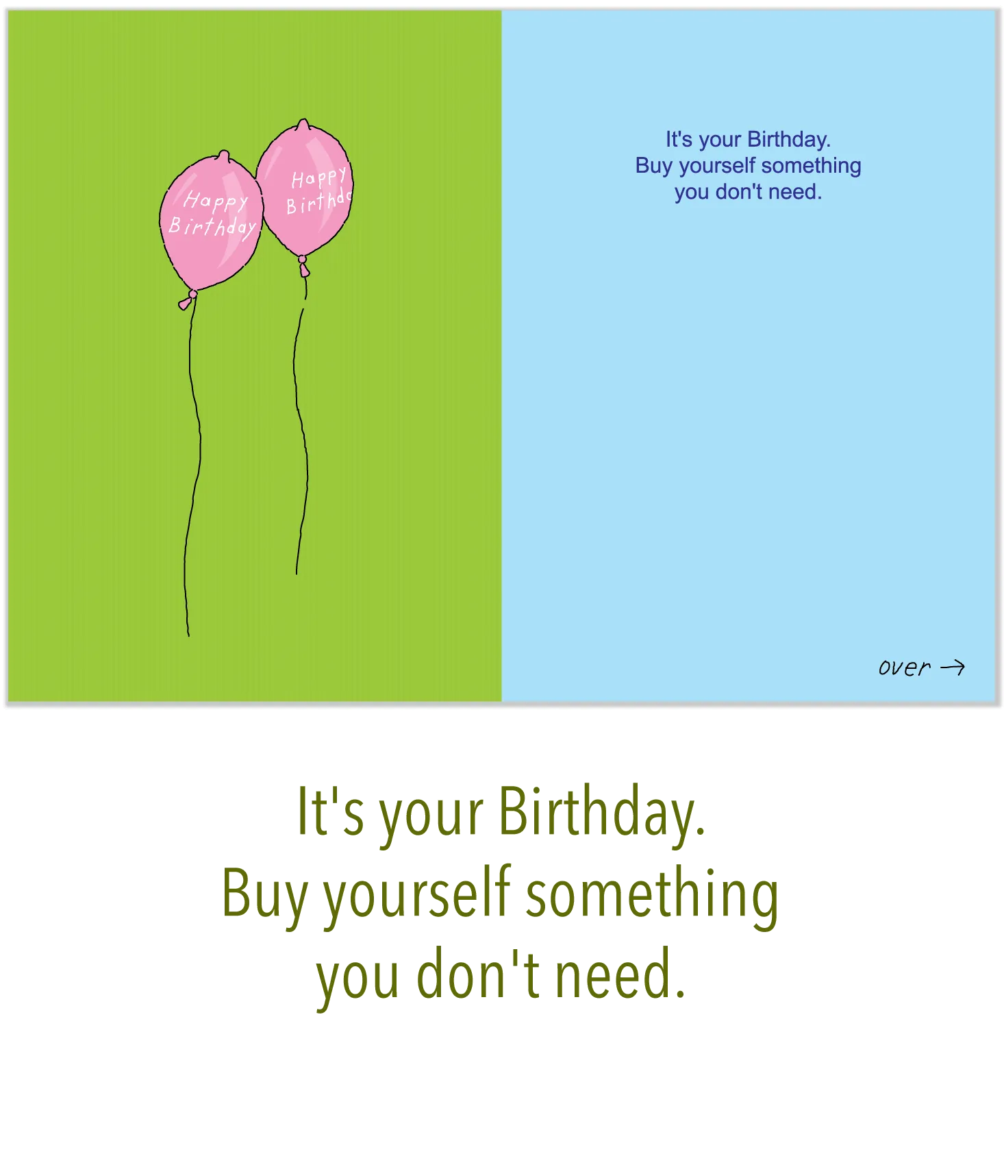878 Granny Smith (Birthday Card)