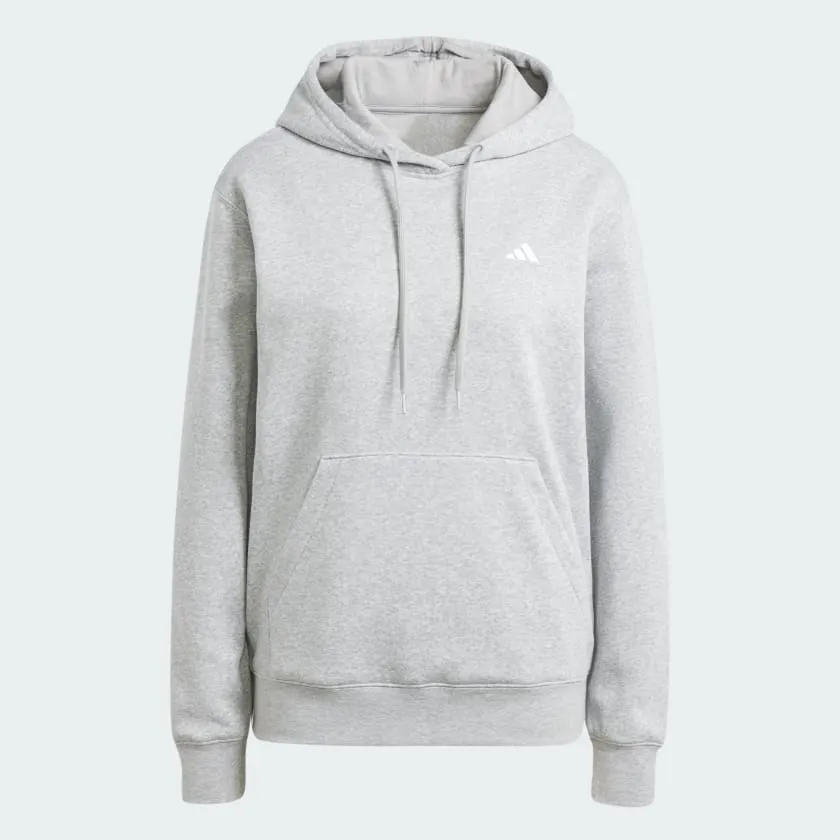 Adidas Womens Small Logo FeelCozy Hoody - Grey