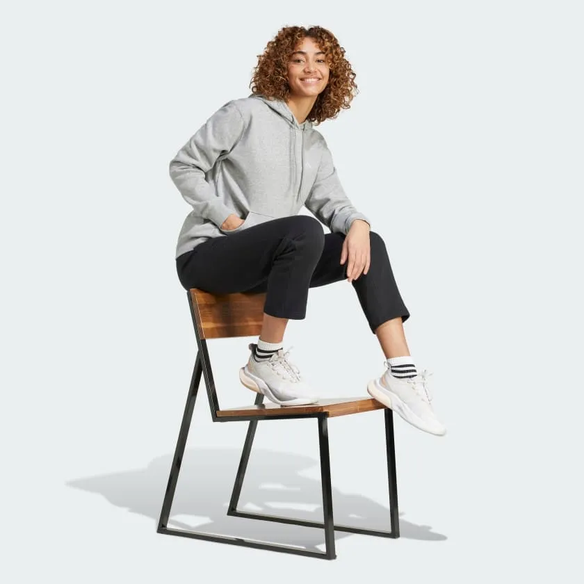 Adidas Womens Small Logo FeelCozy Hoody - Grey