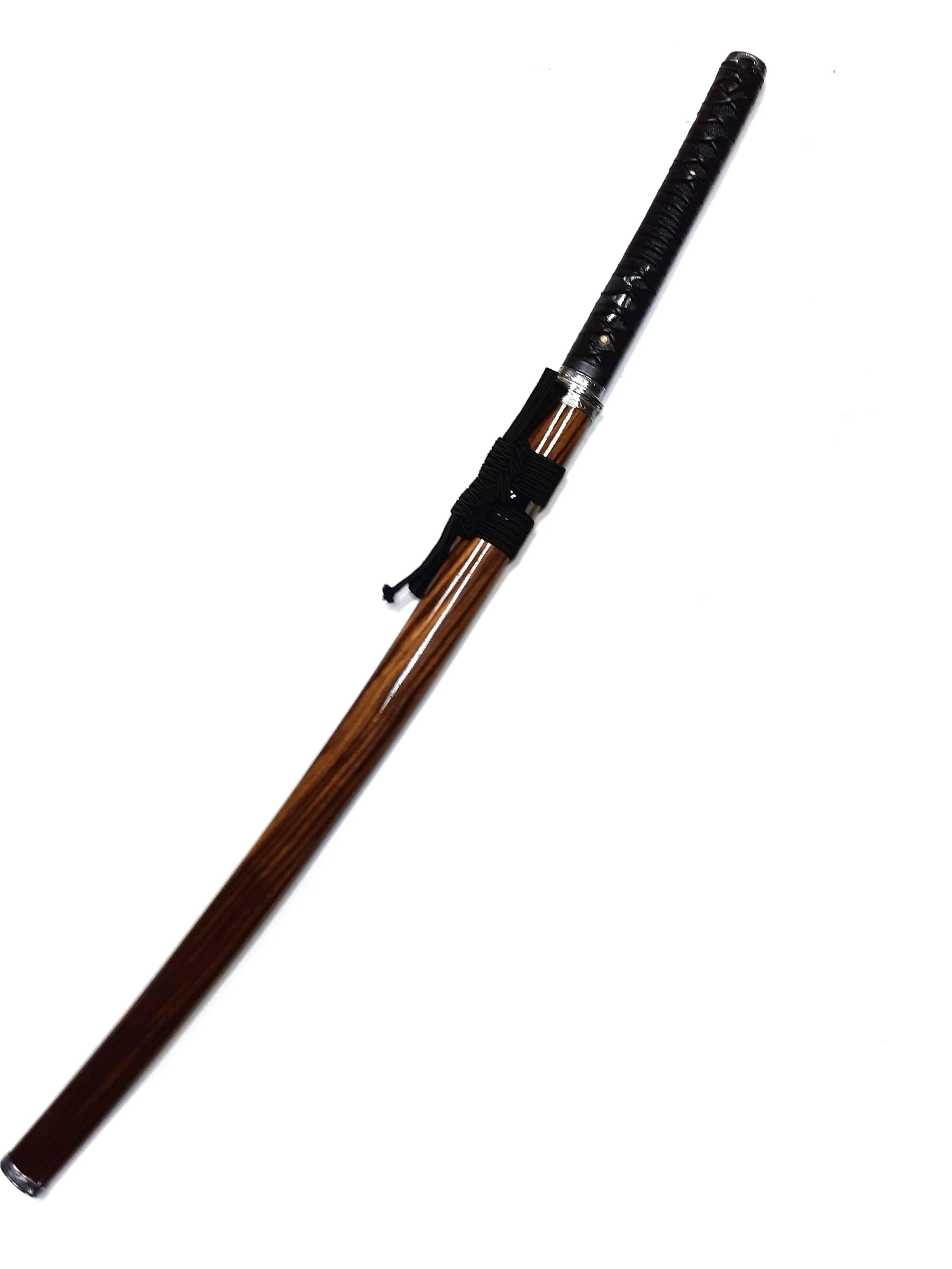 Aiguchi Style Kanata with Silver Fittings and Walnut Saya