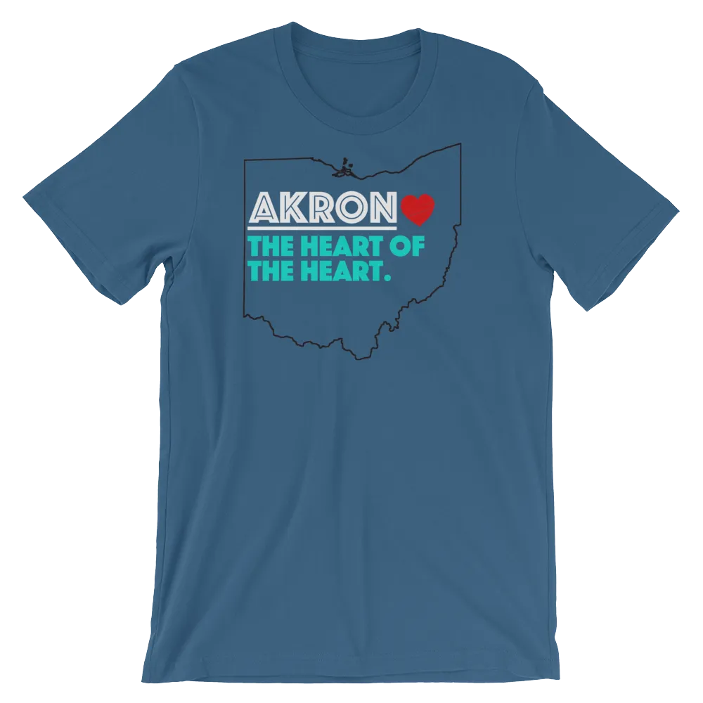 Akron Heart of The Heart Short-Sleeve Unisex T-Shirt