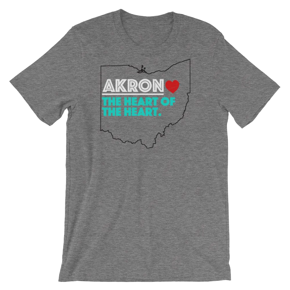Akron Heart of The Heart Short-Sleeve Unisex T-Shirt