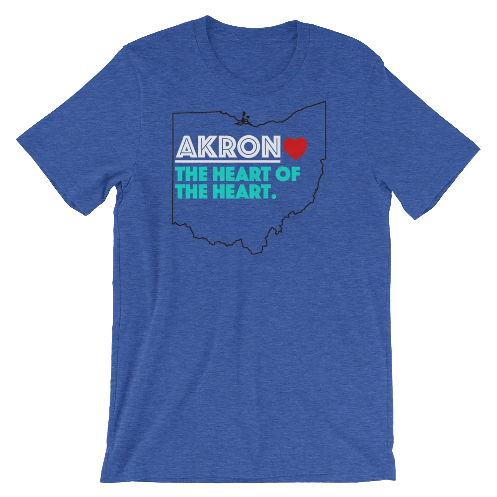 Akron Heart of The Heart Short-Sleeve Unisex T-Shirt