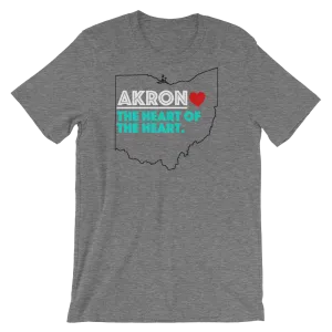 Akron Heart of The Heart Short-Sleeve Unisex T-Shirt