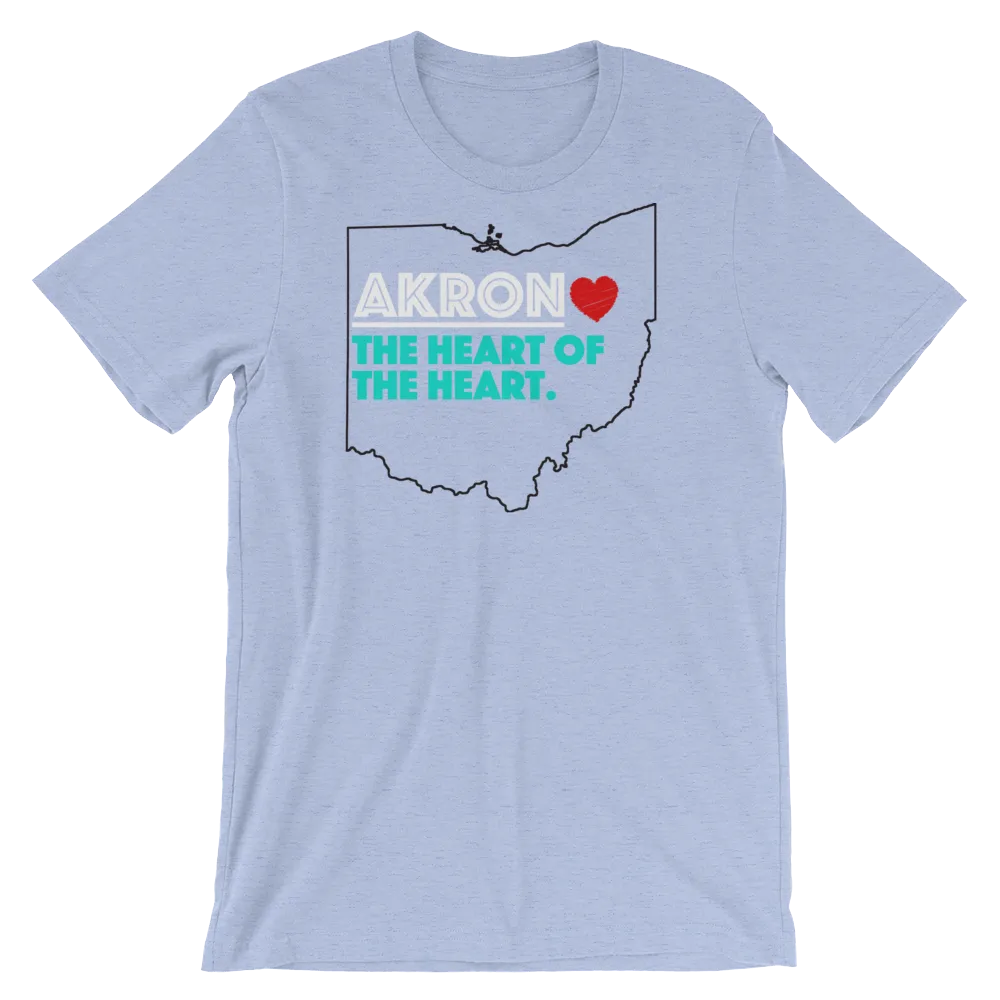 Akron Heart of The Heart Short-Sleeve Unisex T-Shirt