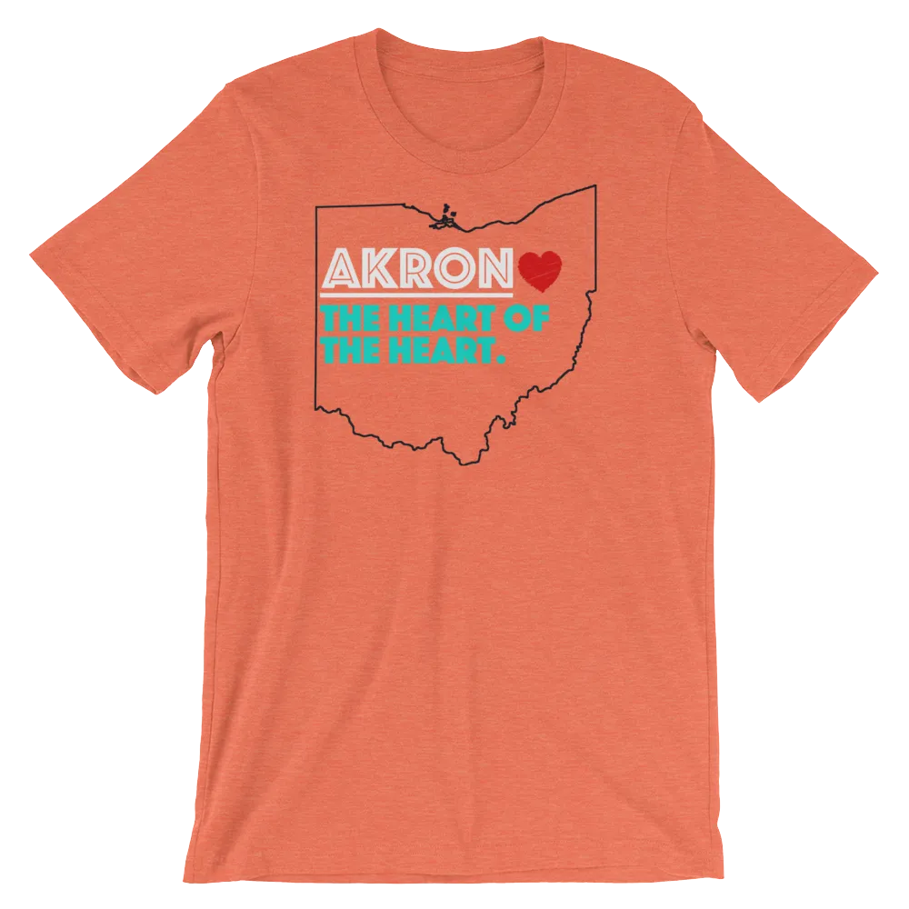 Akron Heart of The Heart Short-Sleeve Unisex T-Shirt