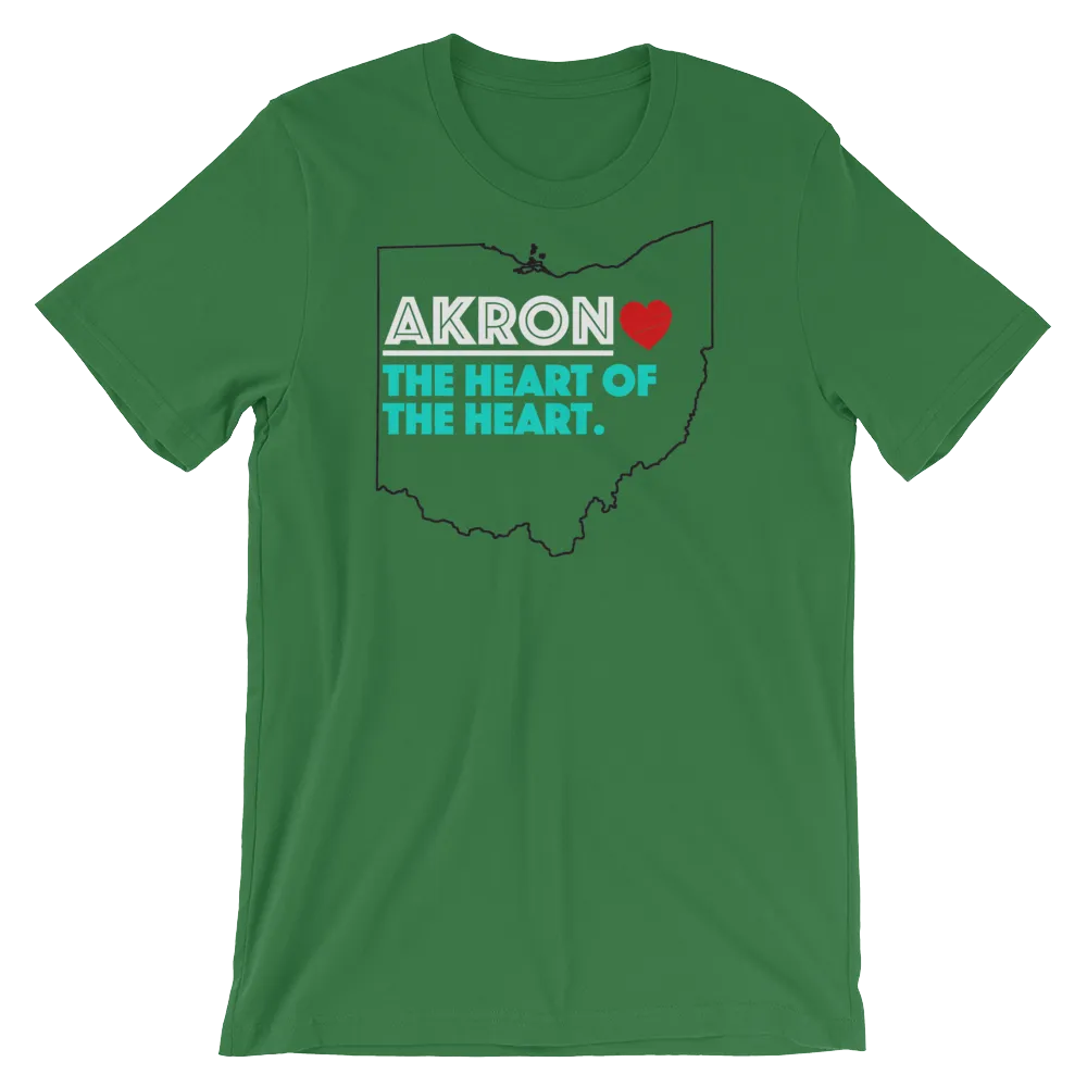 Akron Heart of The Heart Short-Sleeve Unisex T-Shirt