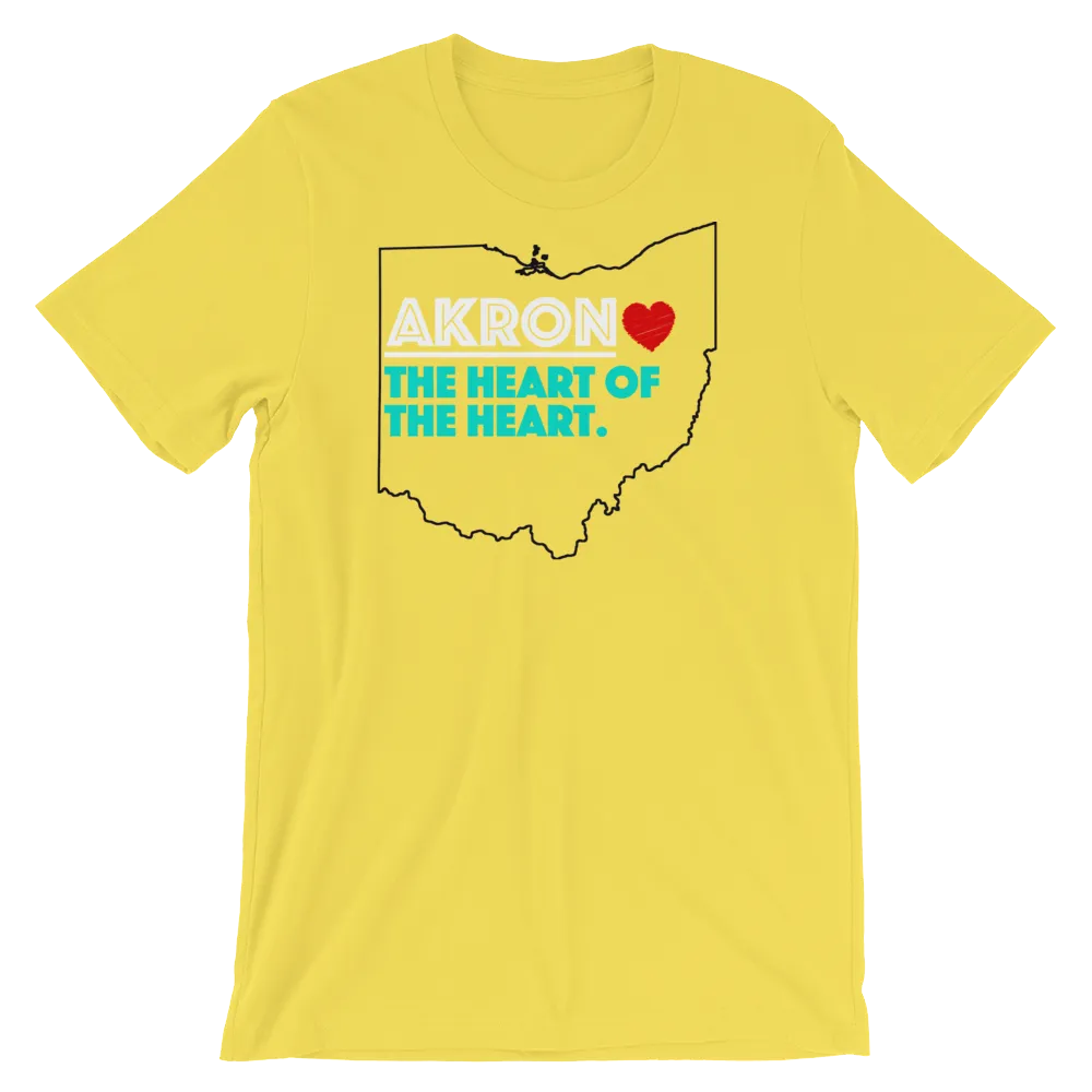 Akron Heart of The Heart Short-Sleeve Unisex T-Shirt