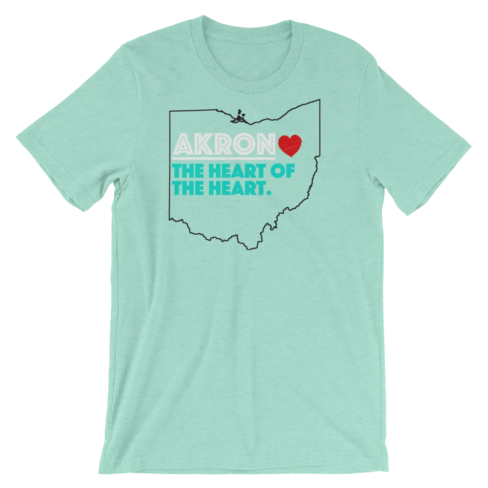 Akron Heart of The Heart Short-Sleeve Unisex T-Shirt