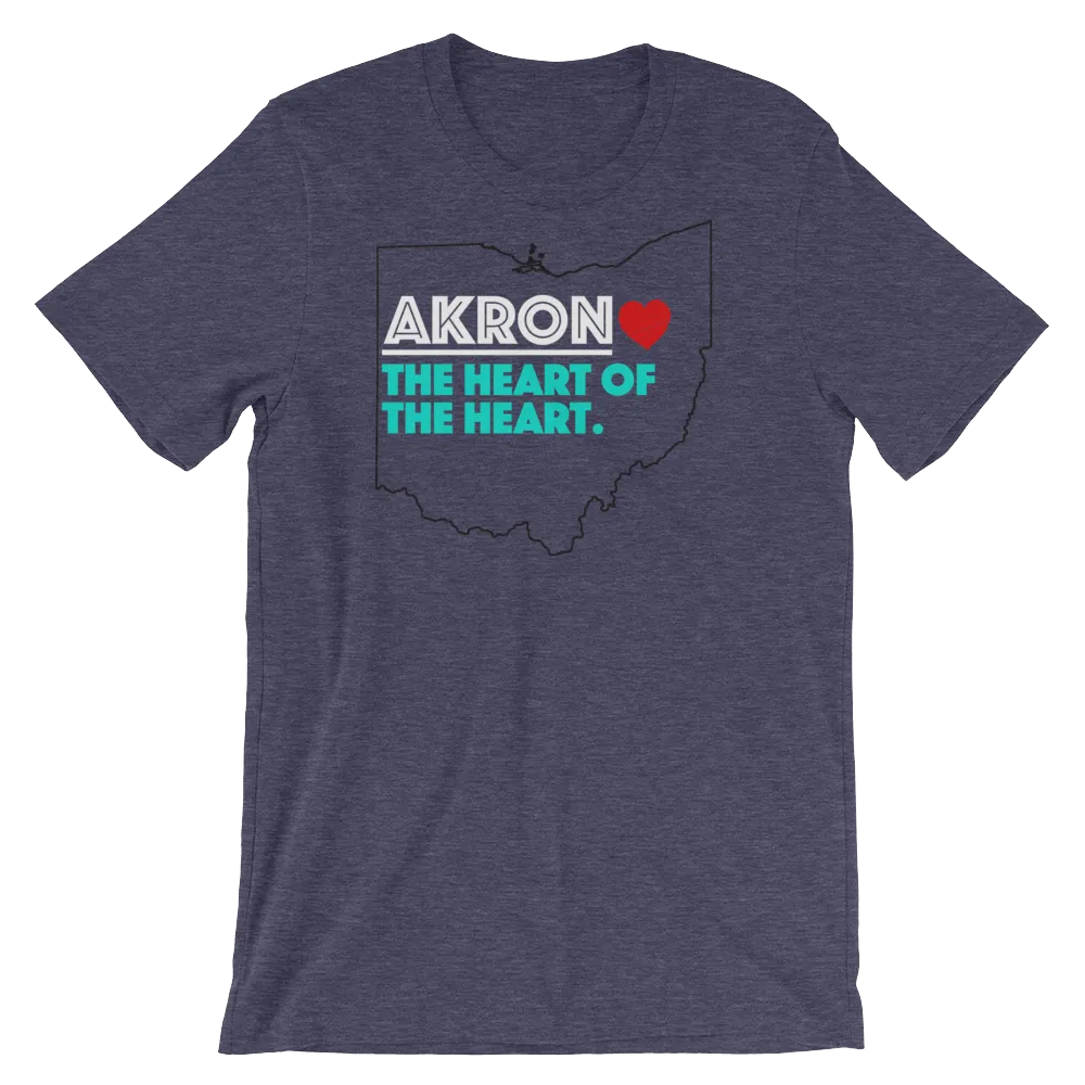 Akron Heart of The Heart Short-Sleeve Unisex T-Shirt