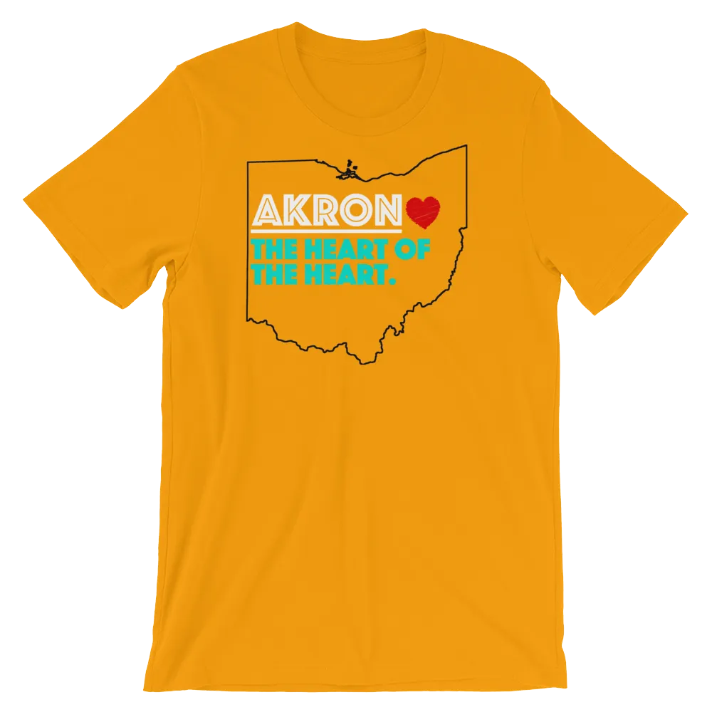 Akron Heart of The Heart Short-Sleeve Unisex T-Shirt