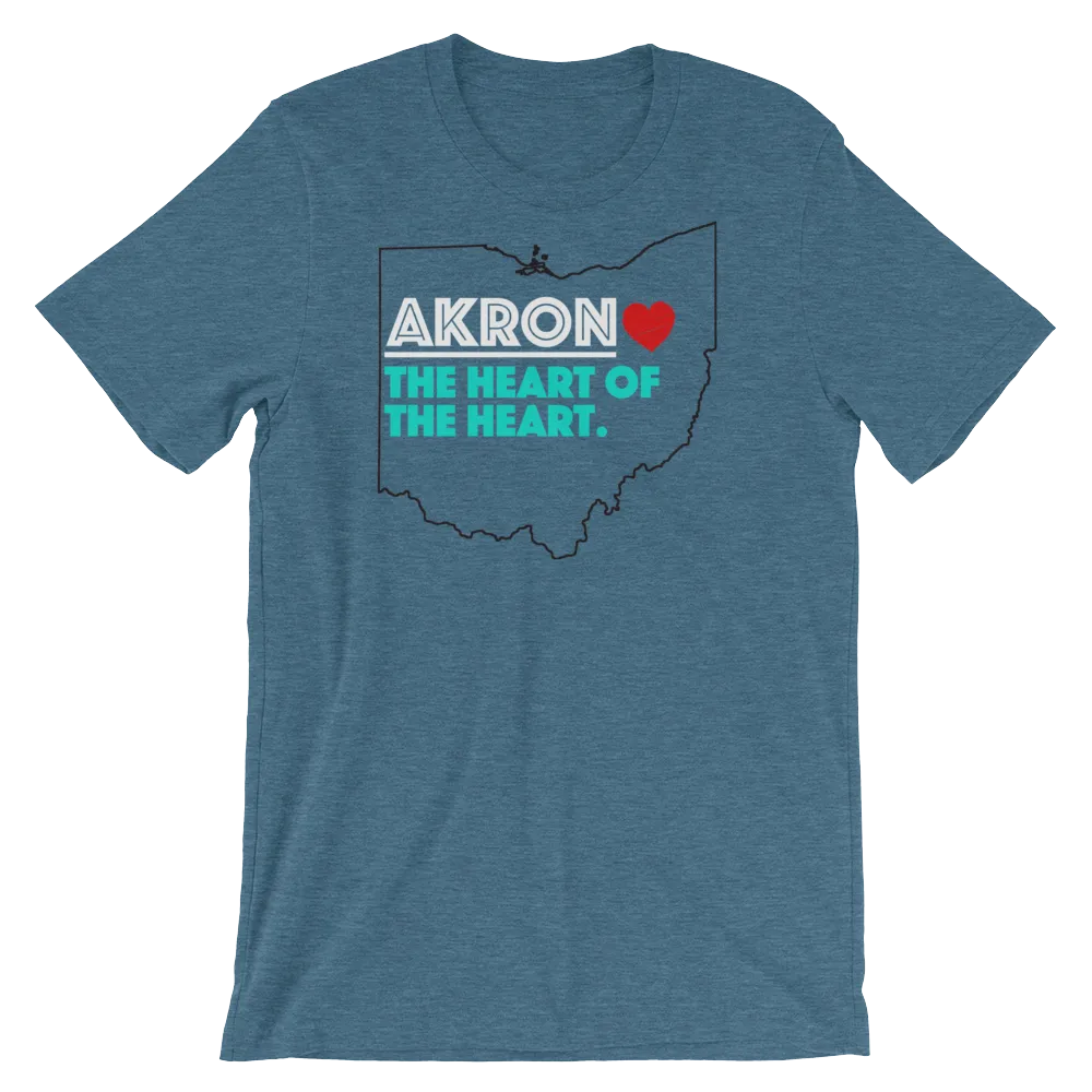 Akron Heart of The Heart Short-Sleeve Unisex T-Shirt