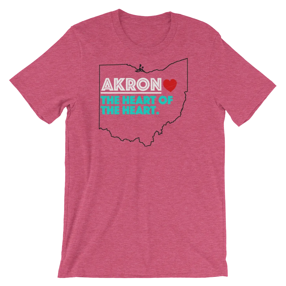 Akron Heart of The Heart Short-Sleeve Unisex T-Shirt