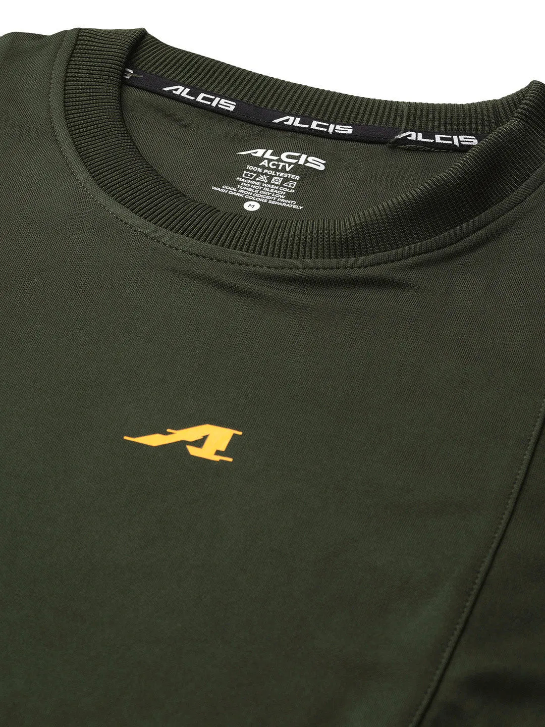 Alcis Men Green Printed Sweatshirt
