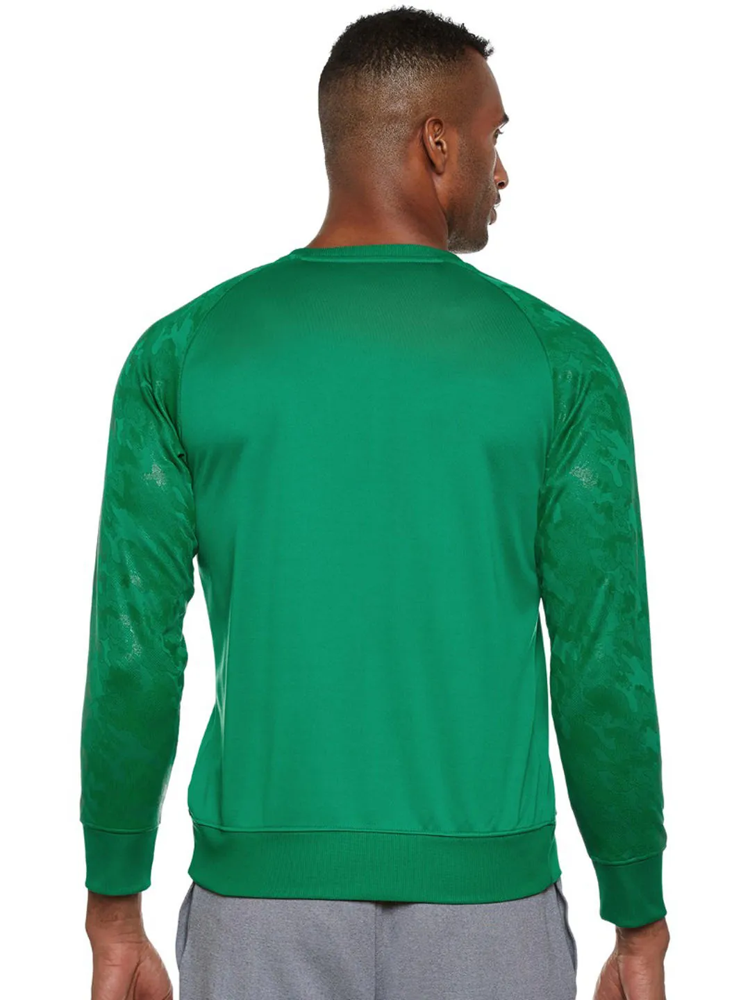 Alcis Men Green Solid Sweatshirt 129MSS379