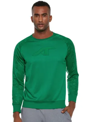 Alcis Men Green Solid Sweatshirt 129MSS379