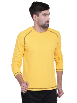 Alcis Mens Yellow Sweat Shirt 110MTE134