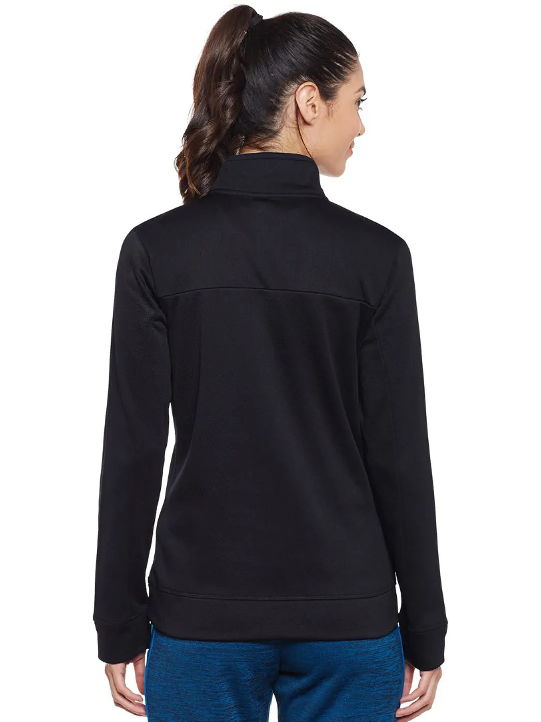 Alcis Women Black Solid Sweatshirt 339WSS318