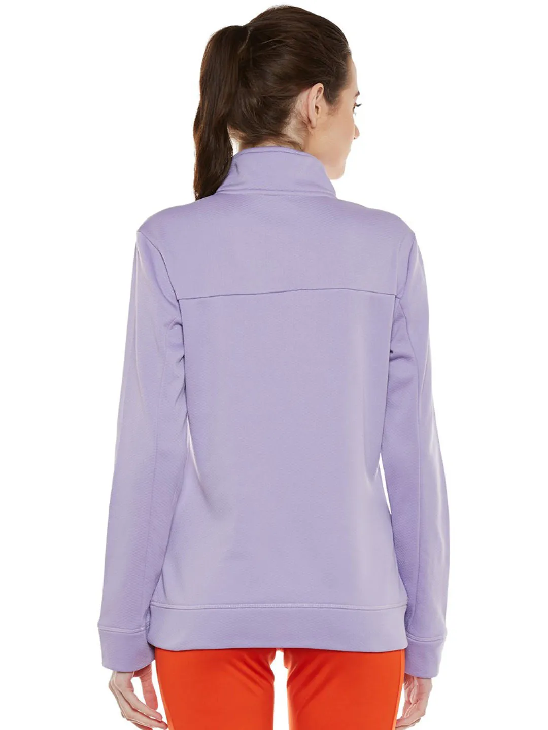 Alcis Women Purple Solid Sweatshirt 339WSS317