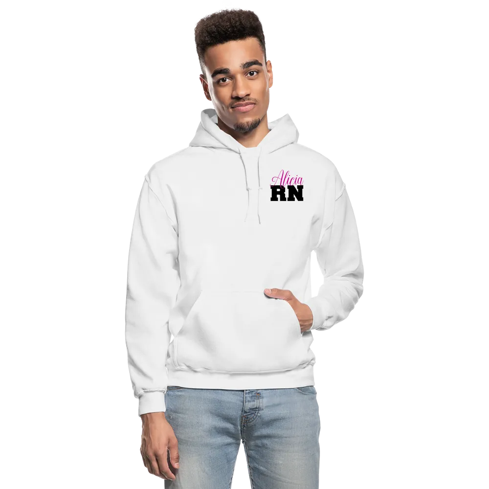 Alicia RN Nurse Flag Gildan Heavy Blend Adult Hoodie