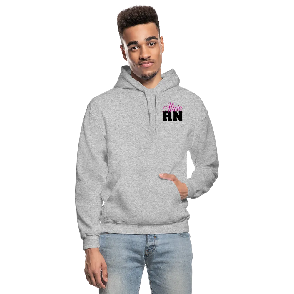 Alicia RN Nurse Flag Gildan Heavy Blend Adult Hoodie