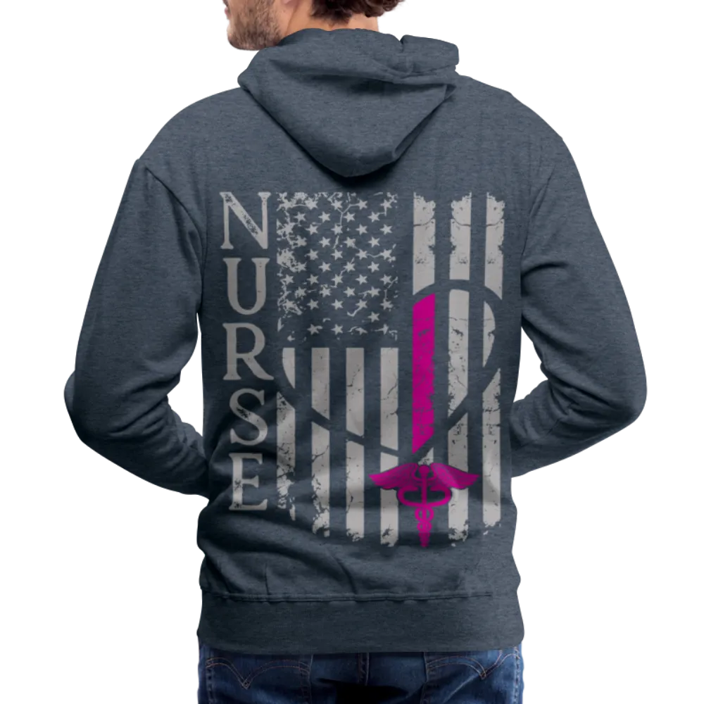 American Nurse Flag Men’s Premium Hoodie (CK1806) Updated 