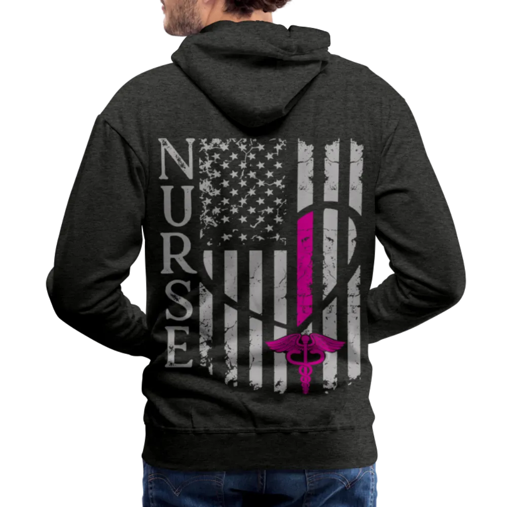 American Nurse Flag Men’s Premium Hoodie (CK1806) Updated 