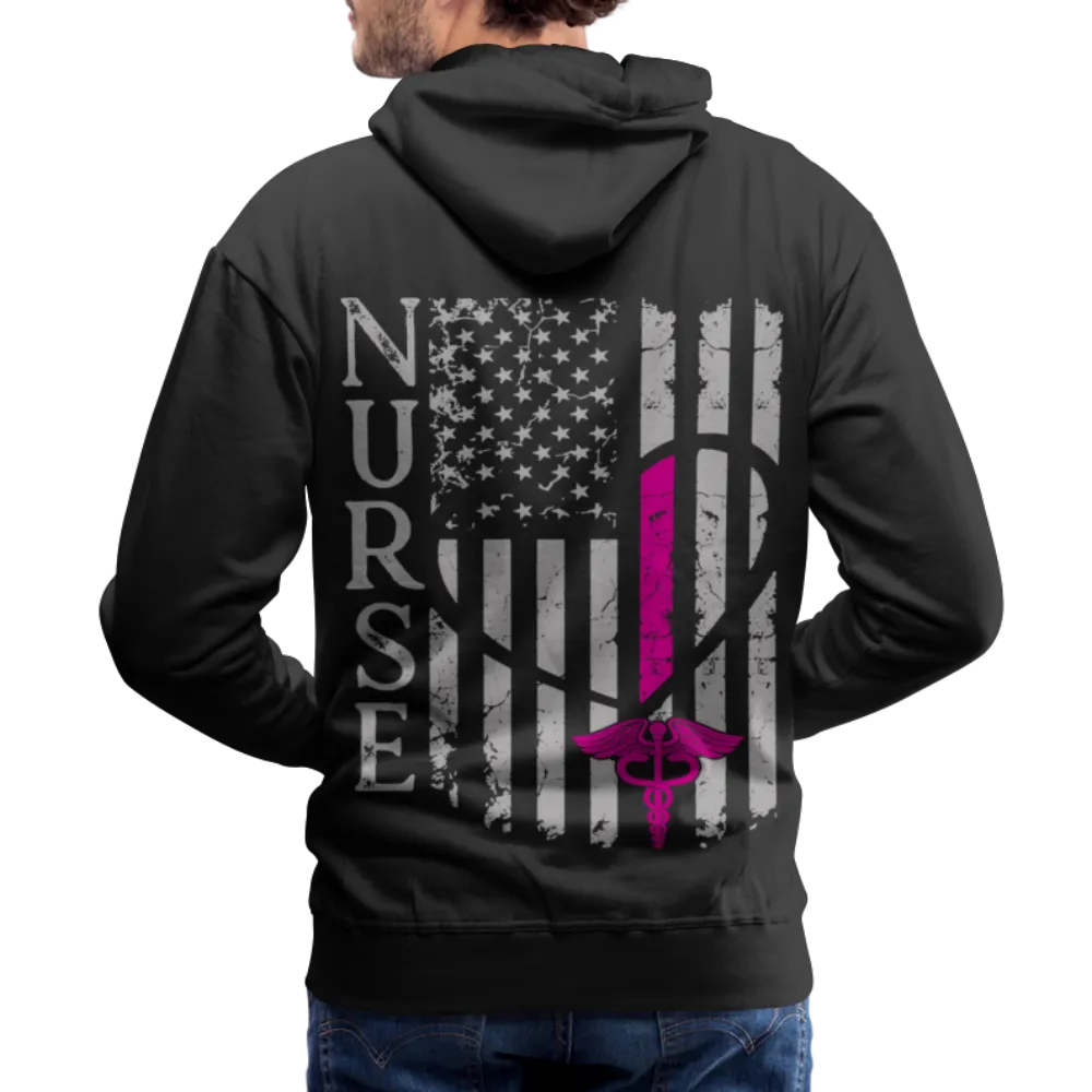American Nurse Flag Men’s Premium Hoodie (CK1806) Updated 
