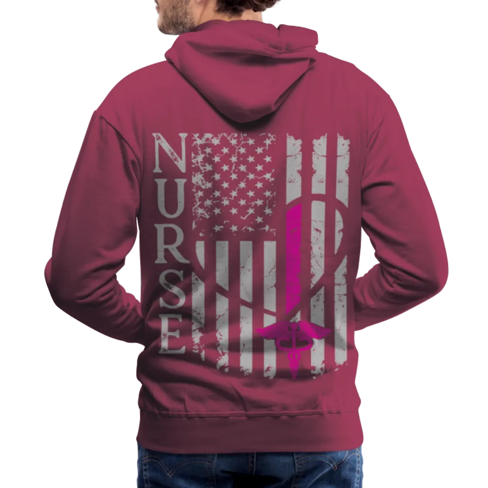 American Nurse Flag Men’s Premium Hoodie (CK1806) Updated 