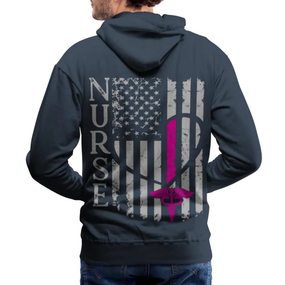 American Nurse Flag Men’s Premium Hoodie (CK1806) Updated 