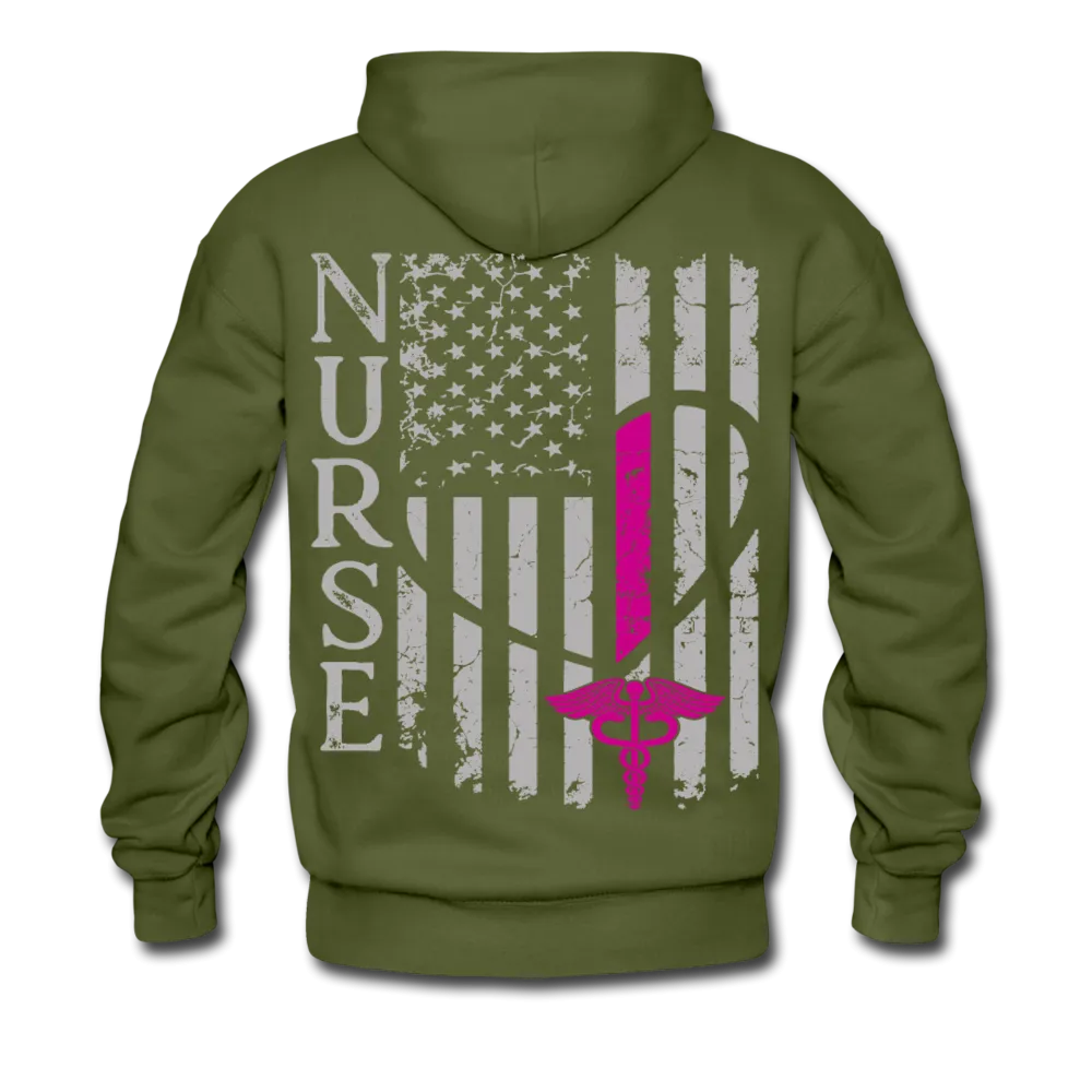 American Nurse Flag Men’s Premium Hoodie (CK1806) Updated 