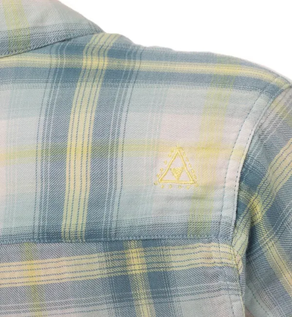 Animal Bleach Blue L/Sleeve Shirt - Lavendar