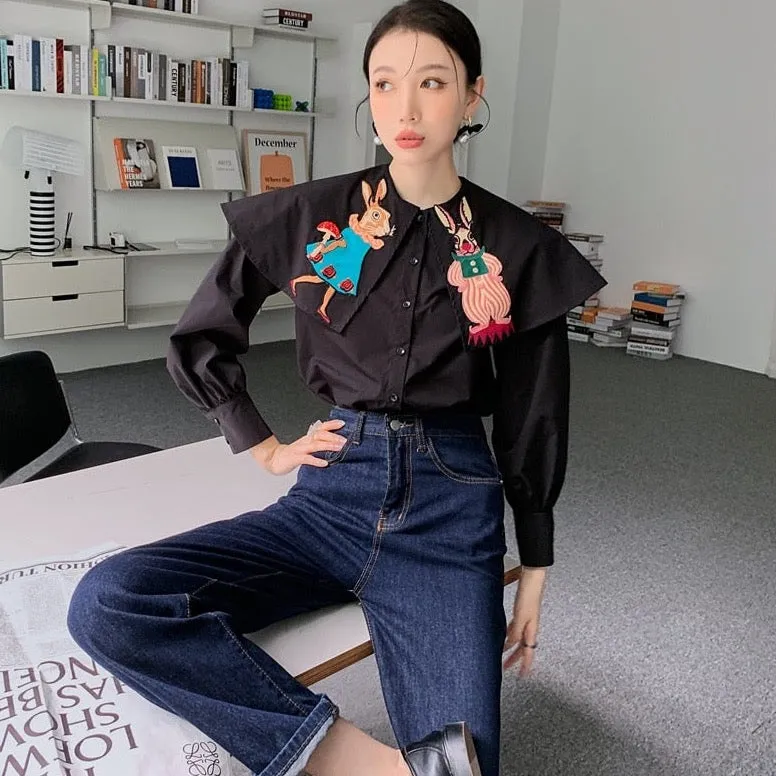 Annabella Rabbits Embroidered Shirts