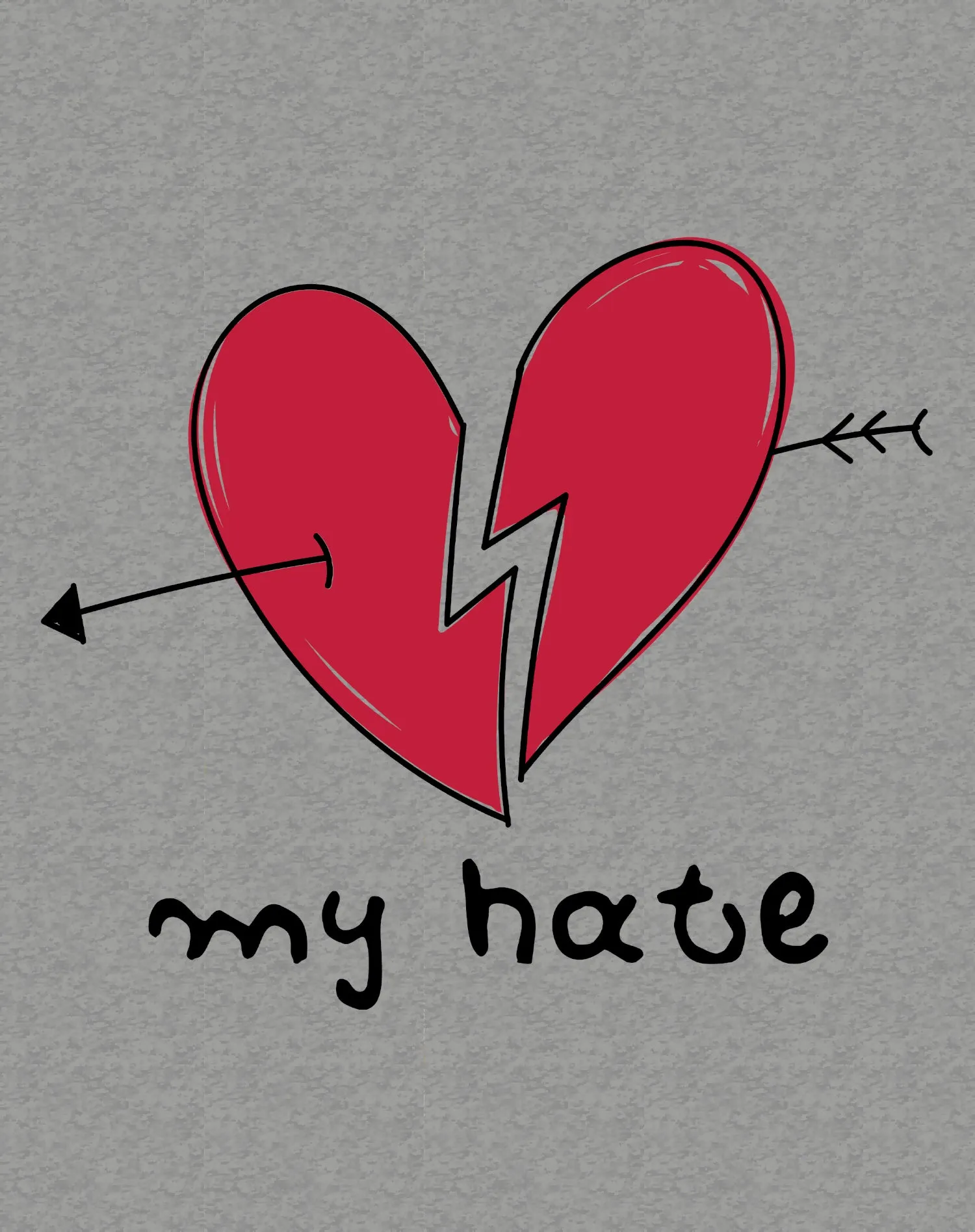 Anti Valentine My Hate Women's T-shirt