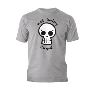Anti Valentine Not Today Cupid Skull Men's T-shirt