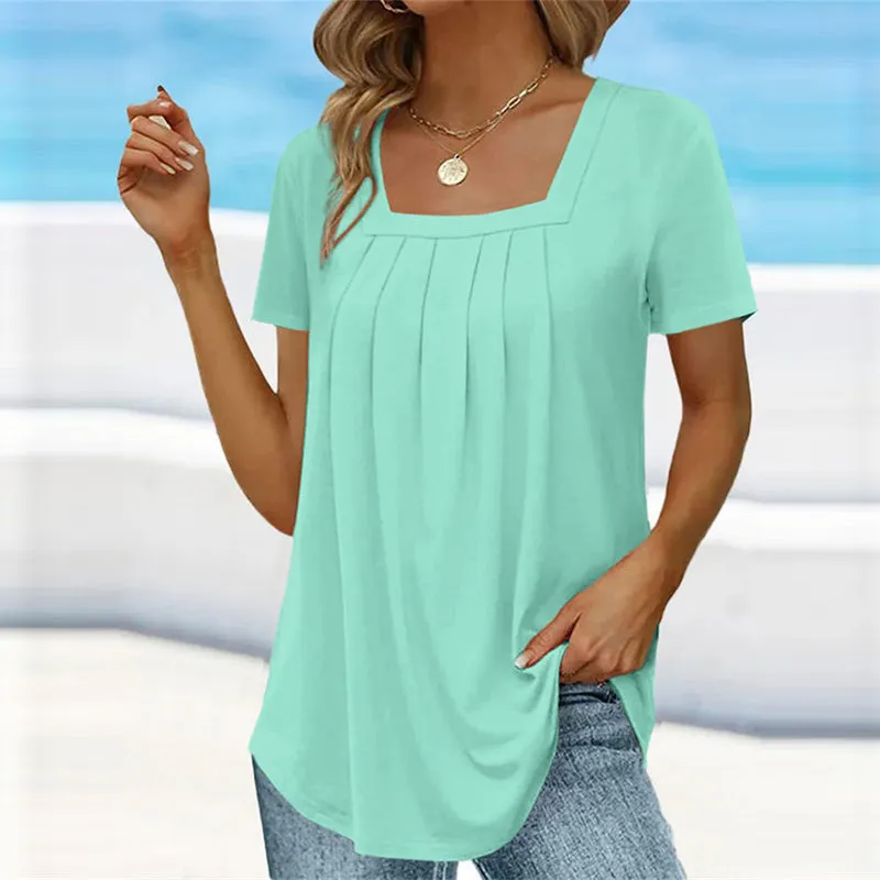 Aurora Pleated Shirt