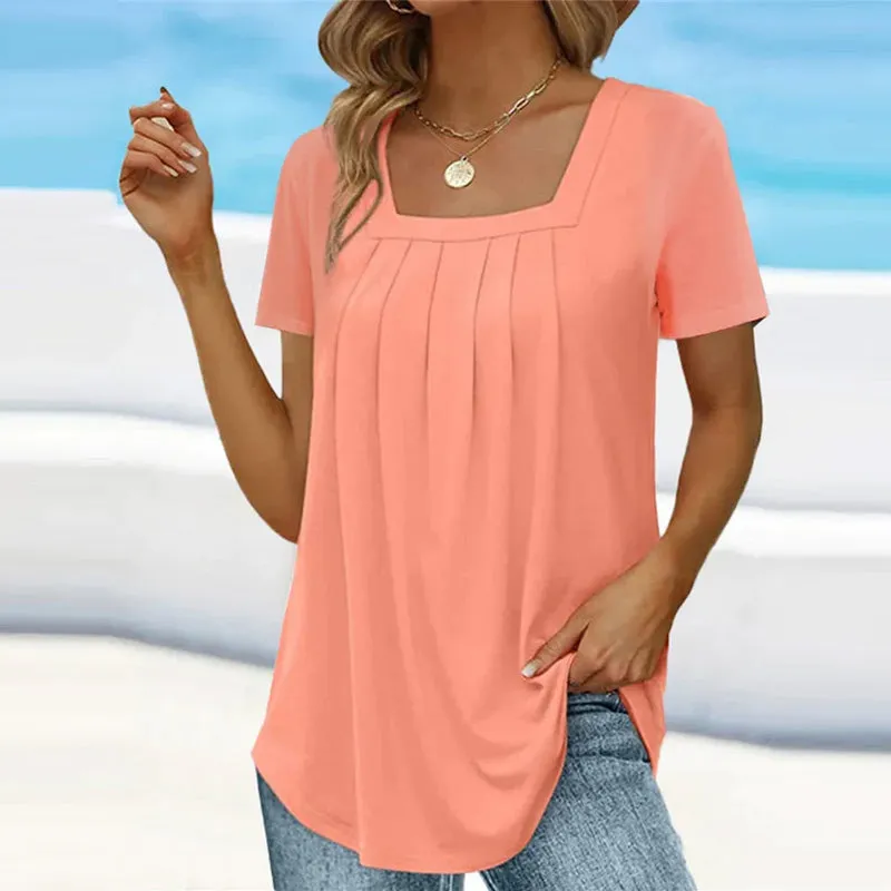Aurora Pleated Shirt